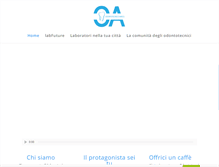 Tablet Screenshot of odontotecnicoamico.com